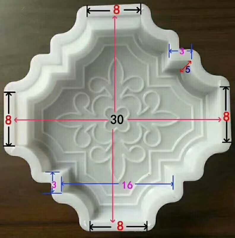 塔吉克花磚塑料模具